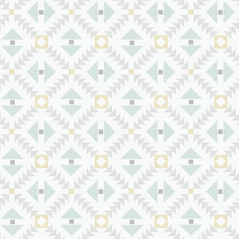 d-c-fix® Food Safe Tablecloth - Folkia Mint - 20m Roll x 140cm