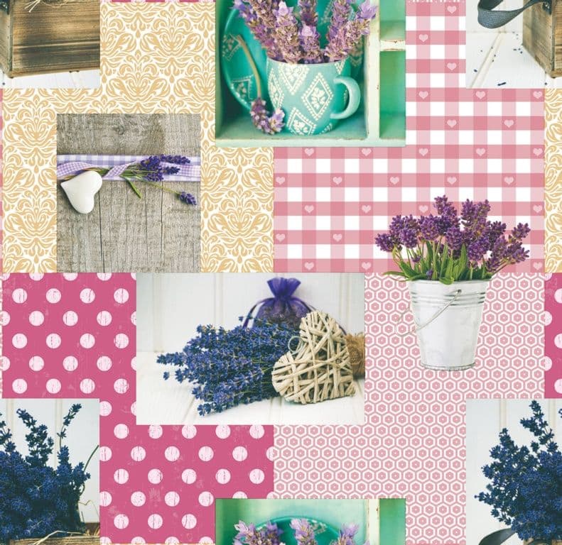 d-c-fix® Food Safe Tablecloth - Lavender - 20m Roll x 140cm