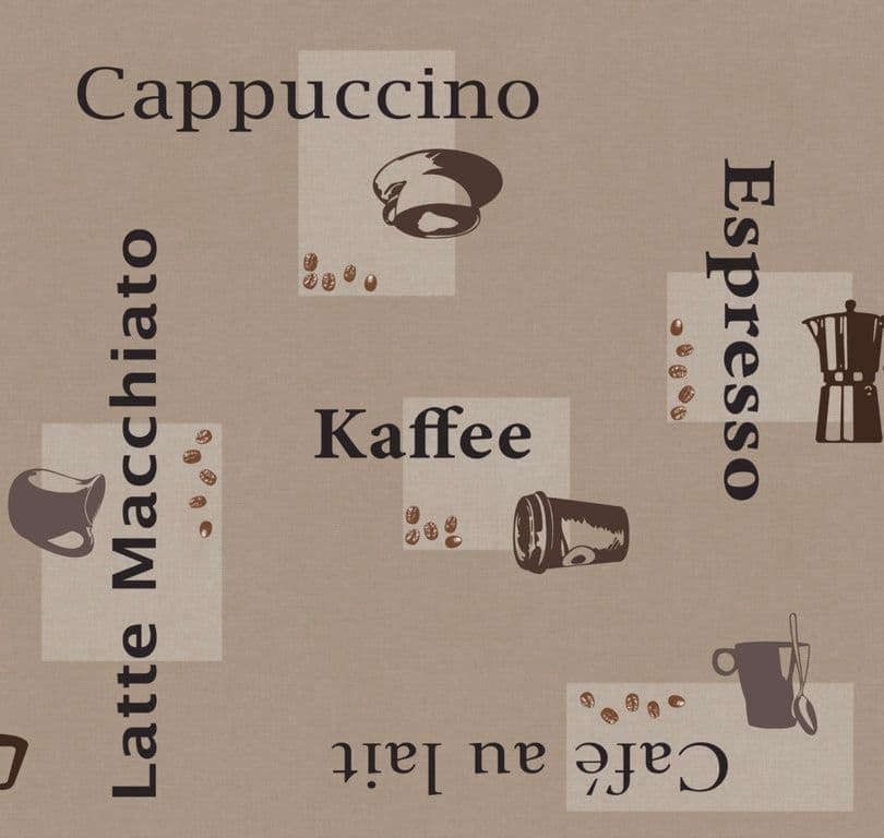 d-c-fix® Manhattan Tablecloth - Cappuccino Caramel - 20m Roll x 140cm