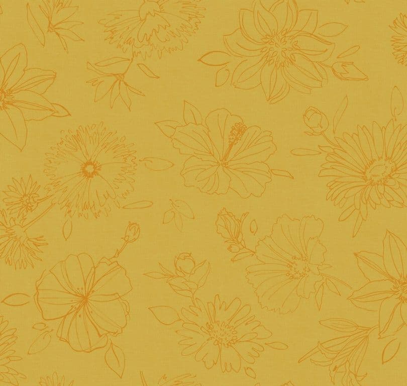 d-c-fix® Manhattan Tablecloth - Palmas Yellow - 20m Roll x 140cm