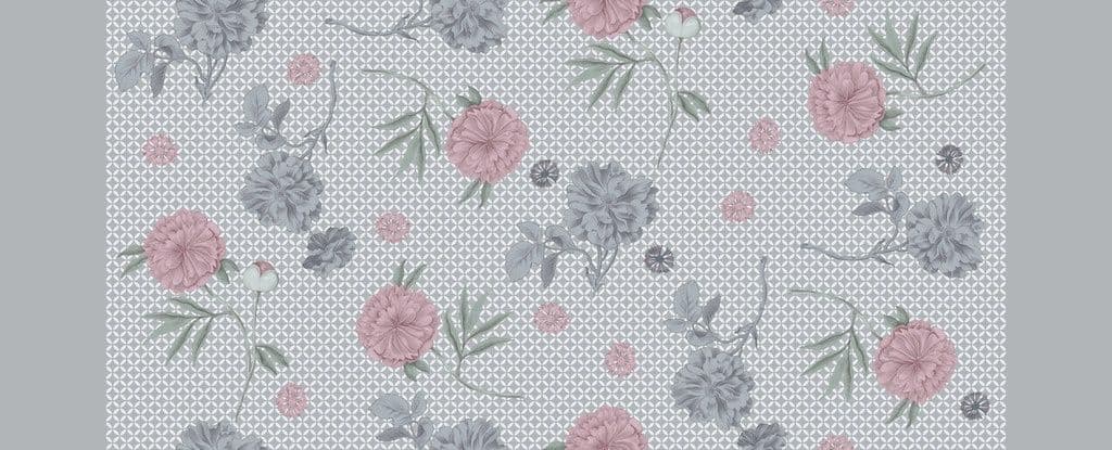 d-c-fix® Manhattan Tablecloth - Peoni Blue - 20m Roll x 140cm