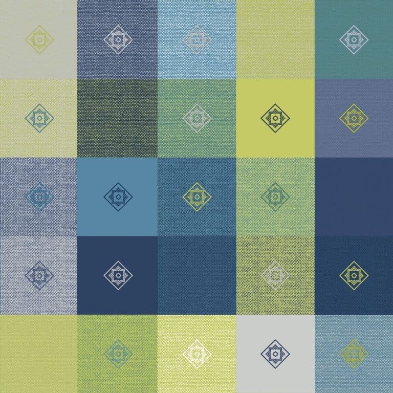 d-c-fix® Manhattan Tablecloth - Victor Blue - 20m Roll x 140cm