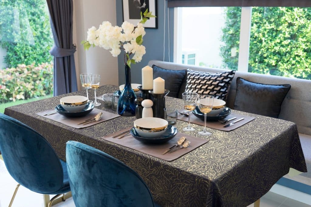 d-c-fix® Monte Carlo Tablecloth - Verduro Indigo - 20m Roll x 140cm