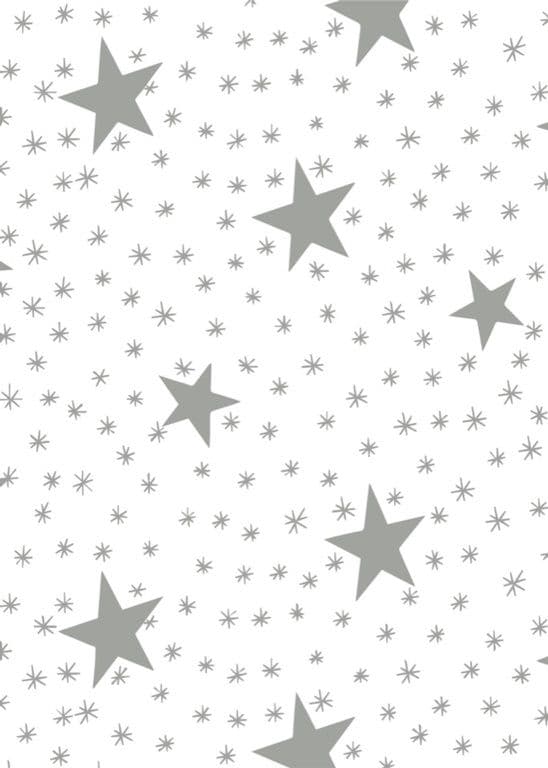 d-c-fix® Paradiso Silver Stars Christmas Tablecloth - 30m Roll x 140cm