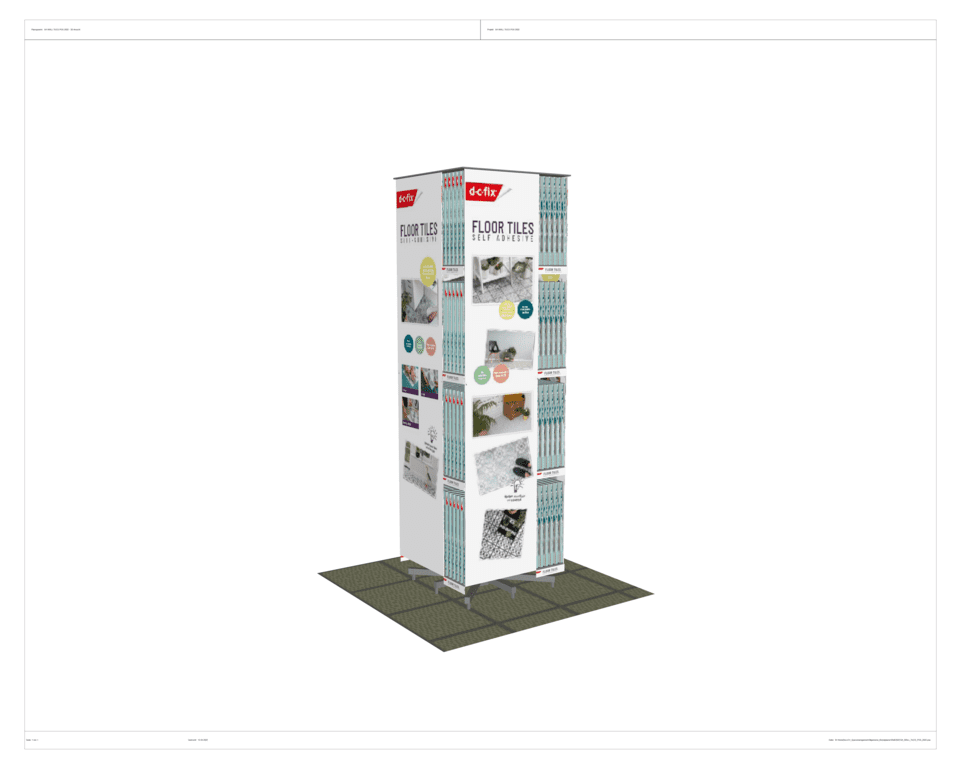 d-c-fix® Self Adhesive Tile Stand - Display Unit