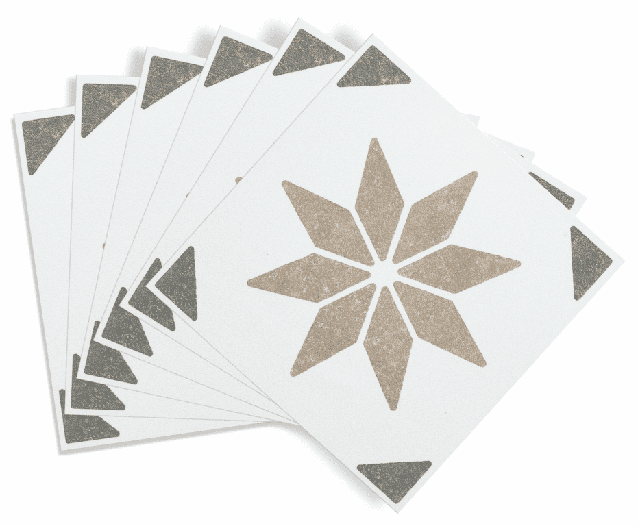 d-c-fix® Self Adhesive Wall Tile Alia Olive - 15cm x 15cm / Pack Of 6