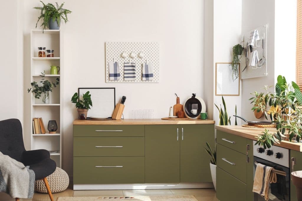 d-c-fix® Uni Matt Olive Green Self Adhesive Film - 67.5cm x 2m