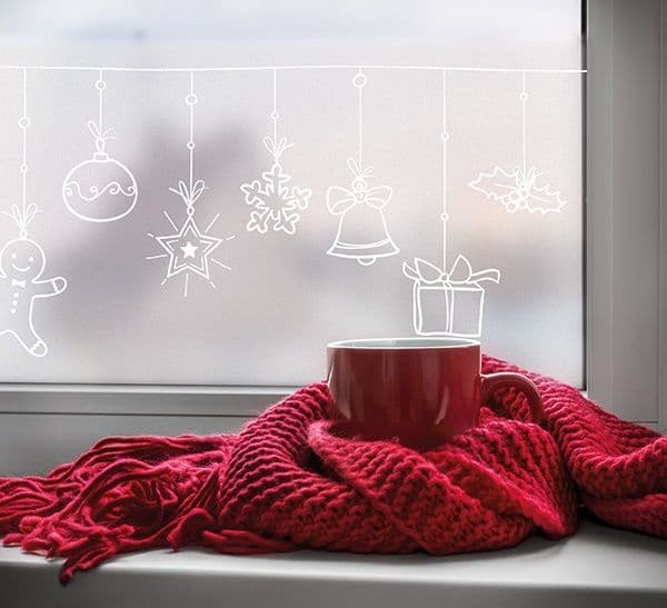 d-c-fix® Window Border 20cm x 1.5m - Winter Garland