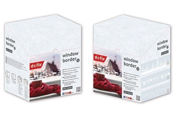 d-c-fix® Winter Border Display Box 12 Rolls - 20cm x 1.5m
