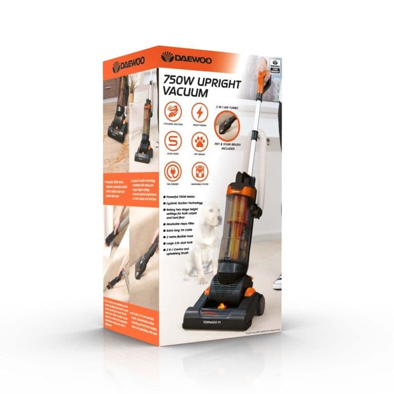 Daewoo Upright Vacuum Cleaner - 750w