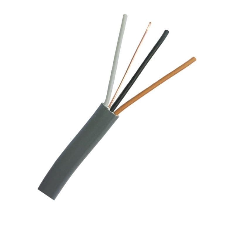 Dencon Flat 3 Core & Earth Grey - Harmonised Colours - 1mm - 100m Drum