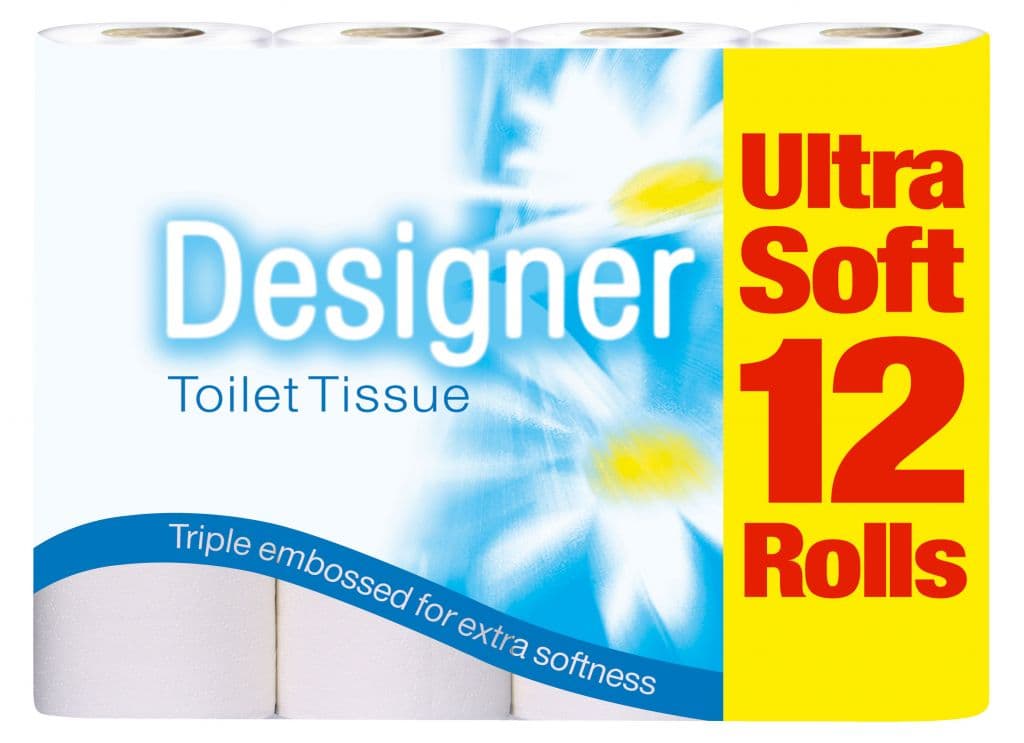 Designer Toilet Roll - Pack 12
