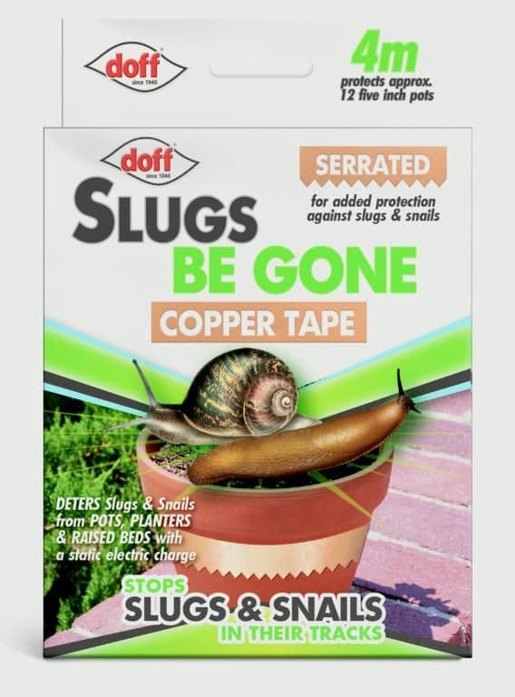 Doff Slug/Snail Adhesve Copper Tape - 4m