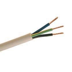Doncaster Cable White Cable - 3 x 0.50mm x 50m