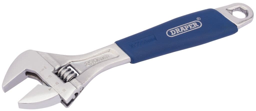 Draper Adjustable Wrench Soft Grip - 250mm