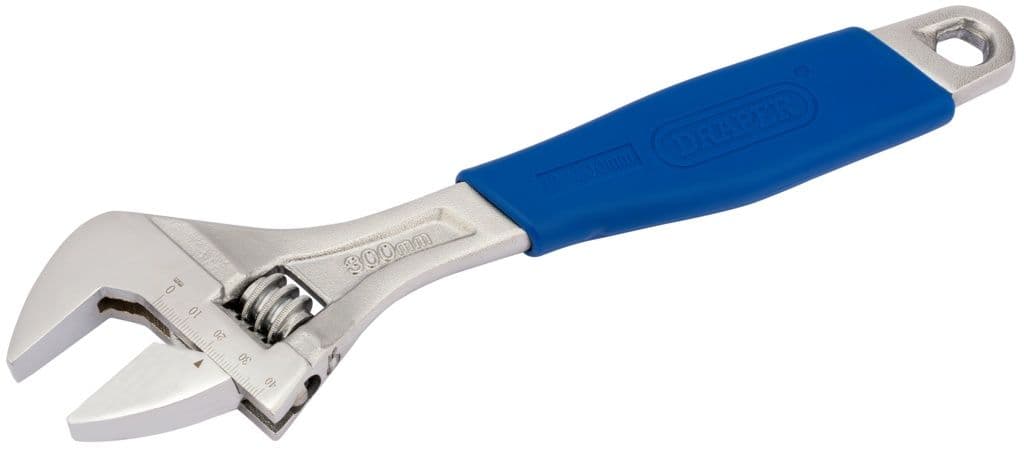 Draper Adjustable Wrench Soft Grip - 300mm