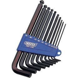 Draper Ball End Hexagon Key Set - 10 Piece