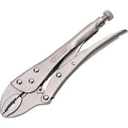 Draper Curved Jaw Self Grip Pliers - 220mm