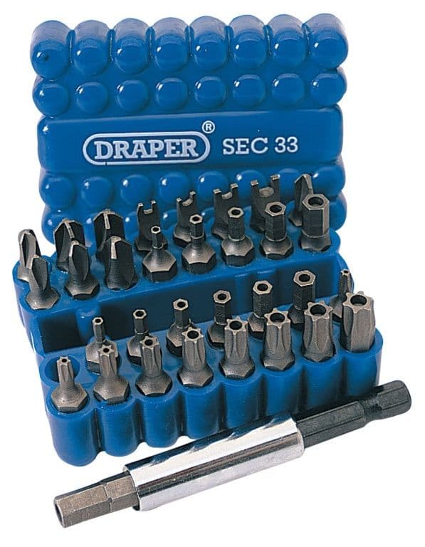 Draper Security Bit Set - 33 Piece
