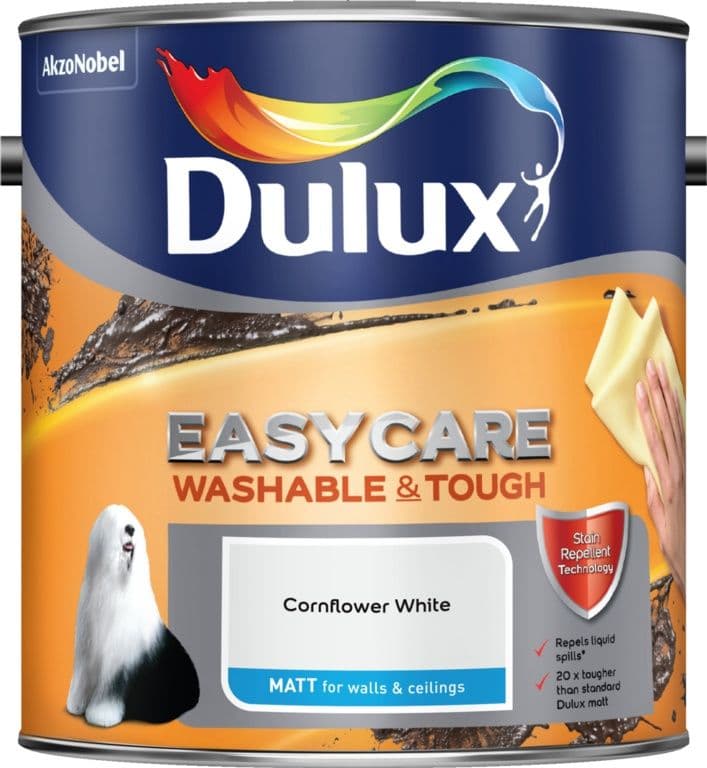 Dulux Easycare Matt 2.5L - Cornflower White