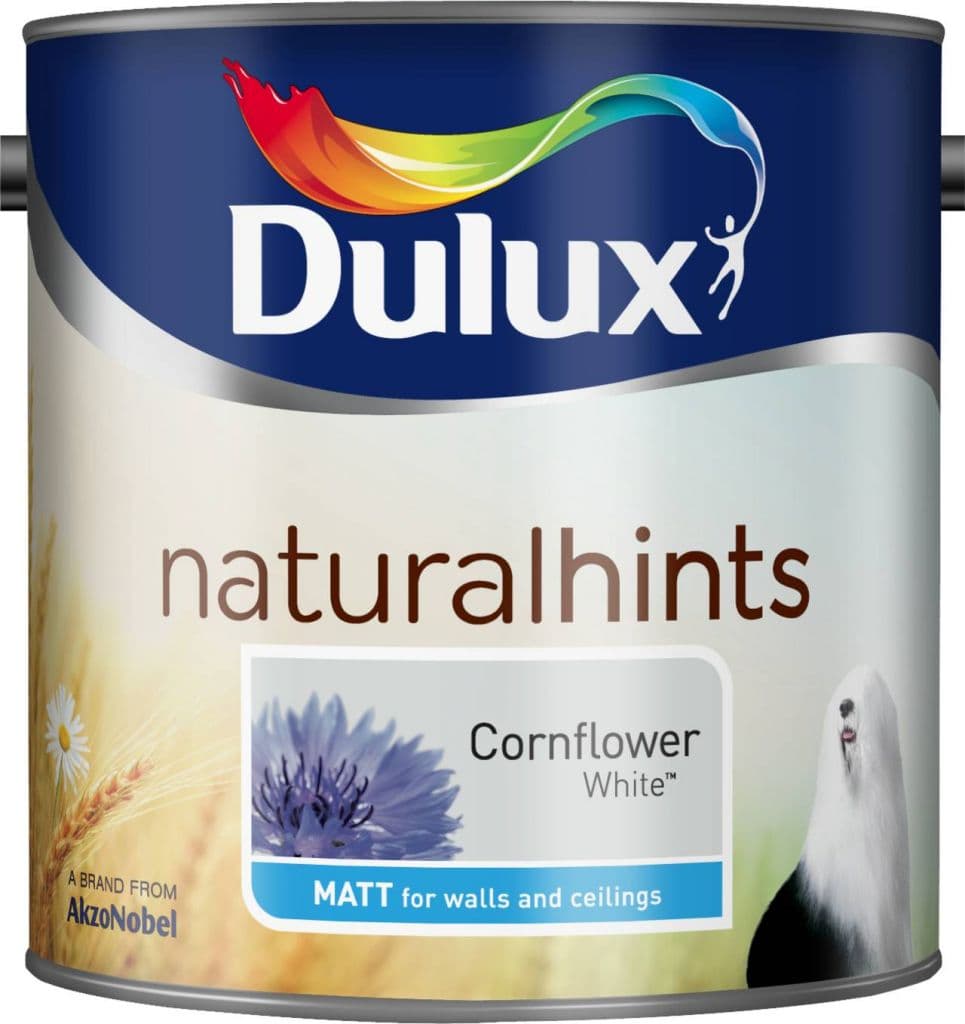 Dulux Natural Hints Matt 2.5L - Cornflower White