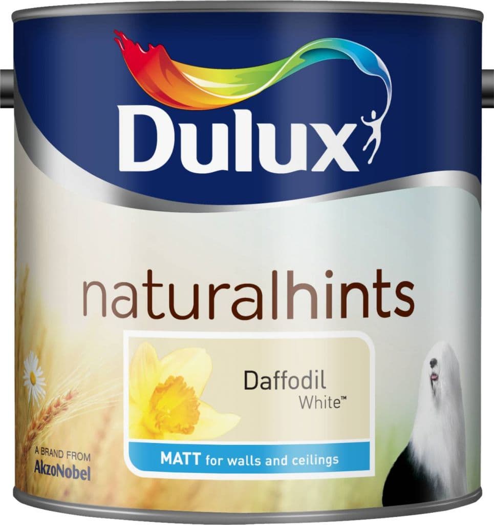 Dulux Natural Hints Matt 2.5L - Daffodil White
