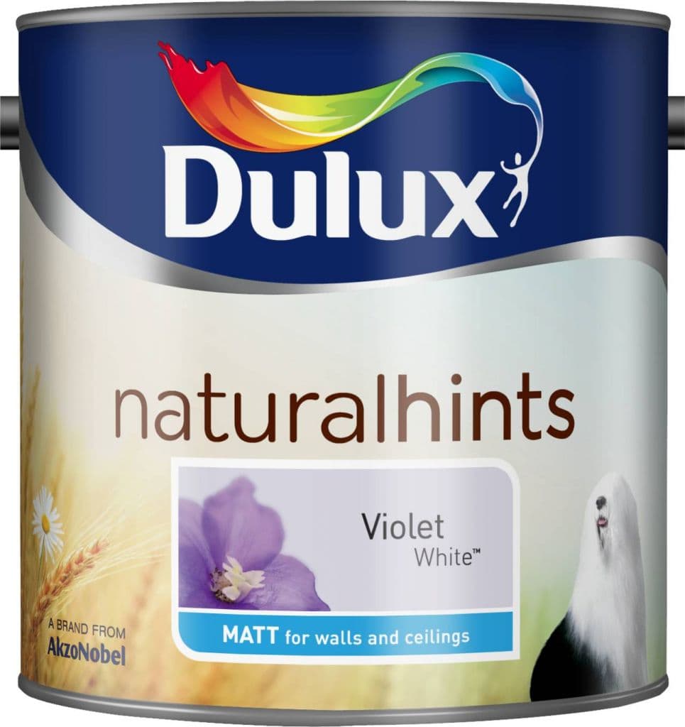 Dulux Natural Hints Matt 2.5L - Violet White
