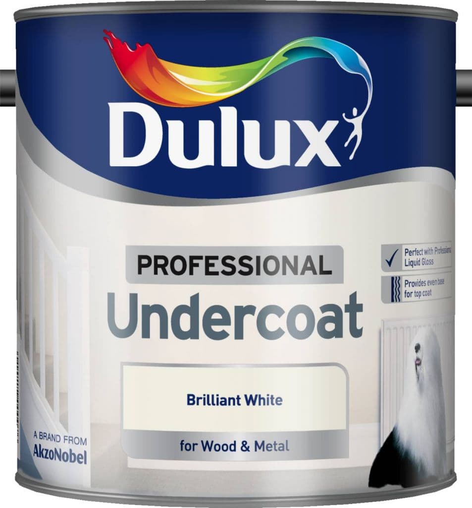 Dulux Professional Undercoat 2.5L - Brilliant White