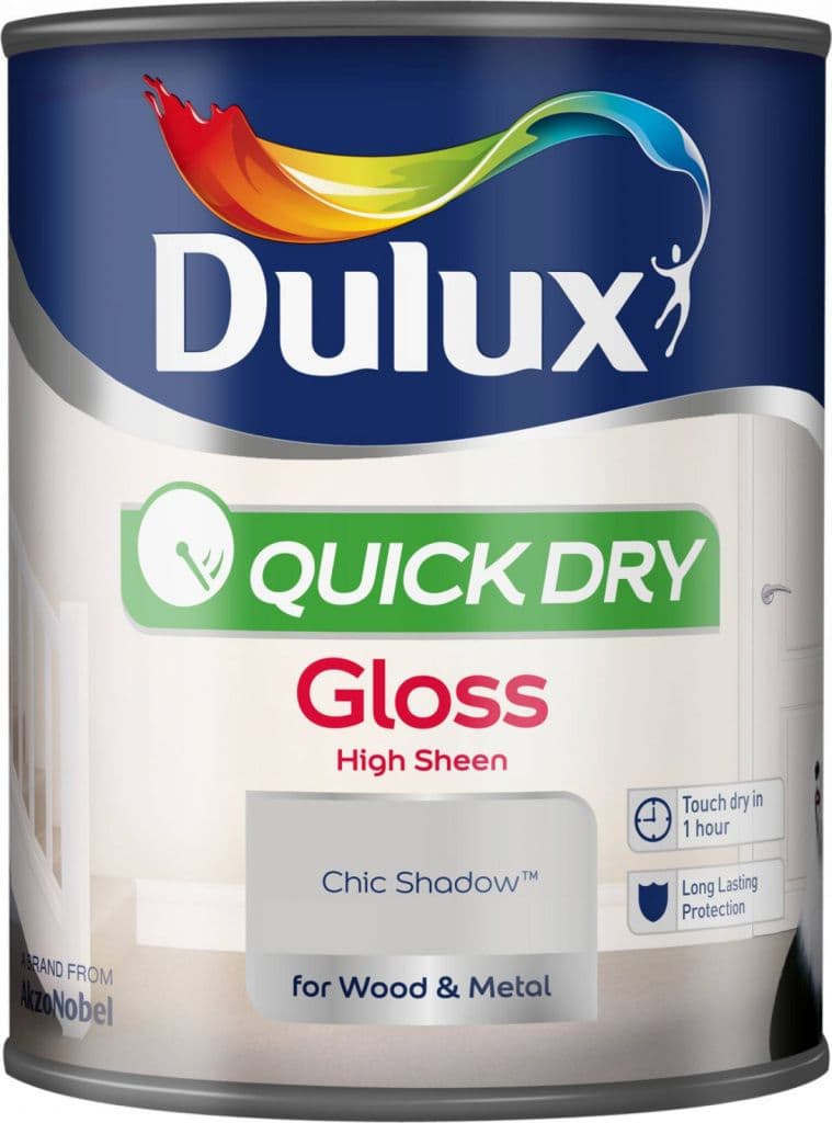Dulux Quick Dry Gloss 750ml - Chic Shadow