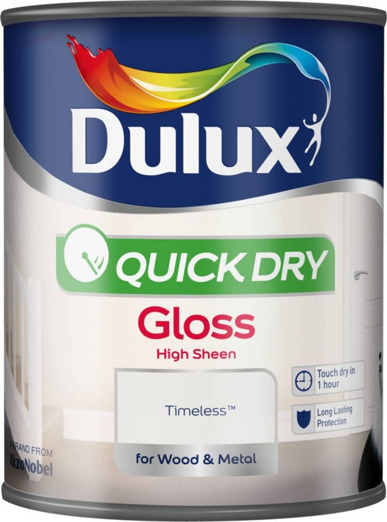 Dulux Quick Dry Gloss 750ml - Timeless