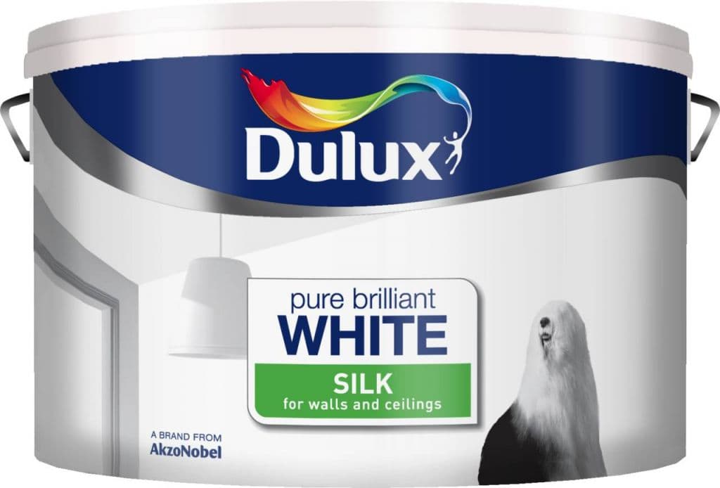 Dulux Silk 10L - Pure Brilliant White