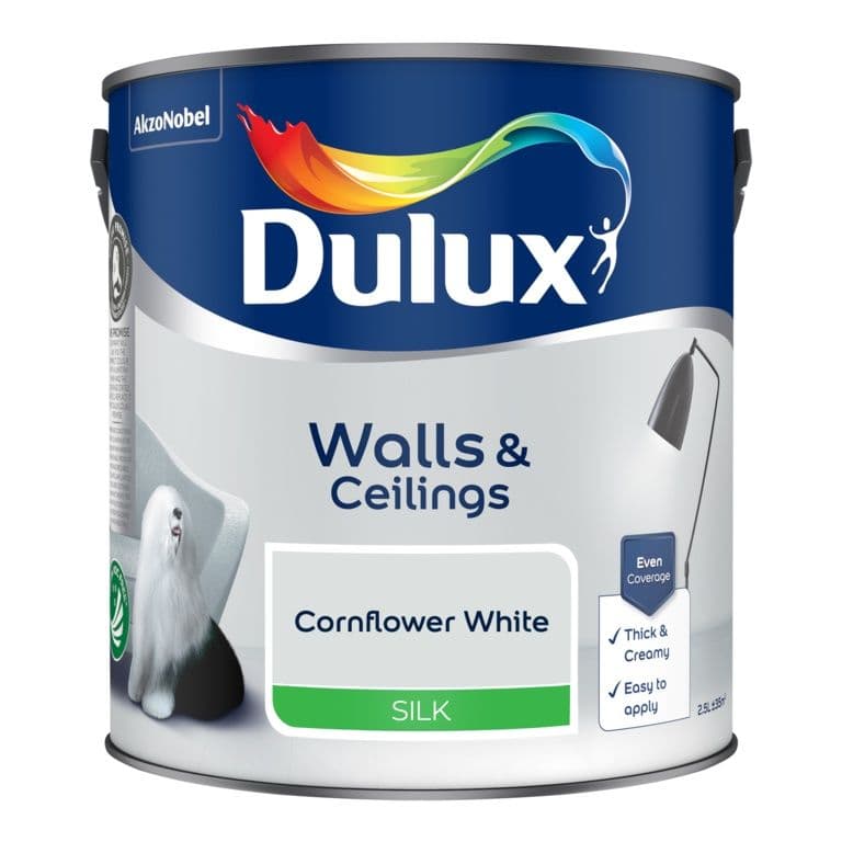 Dulux Silk 2.5L - Cornflower White