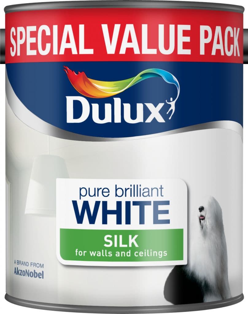 Dulux Silk 3L - Pure Brilliant White
