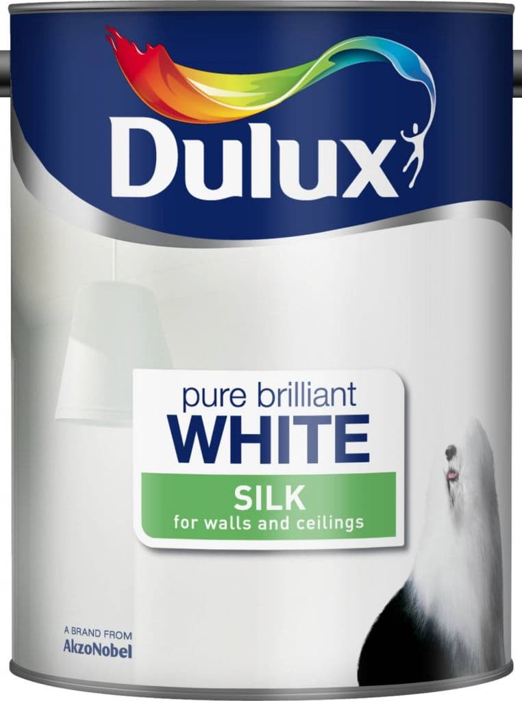 Dulux Silk 5L - Pure Brilliant White