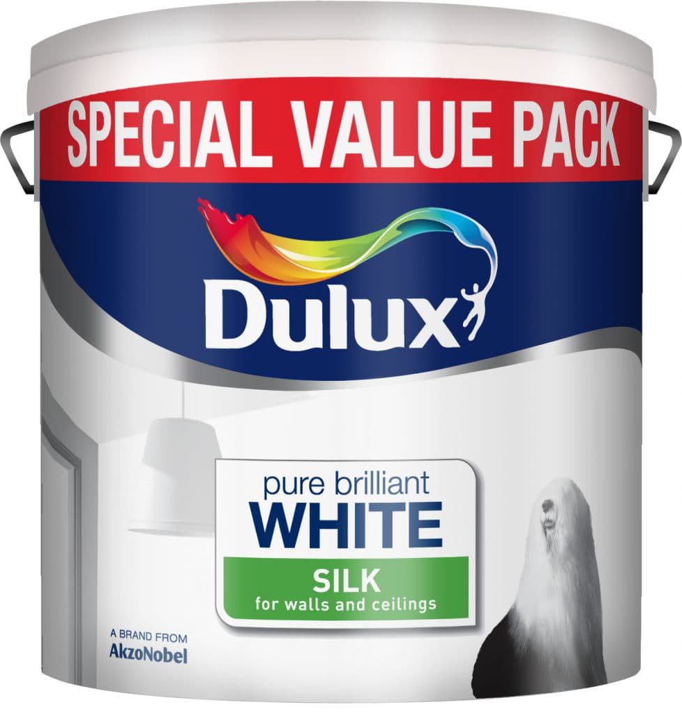 Dulux Silk 6L - Pure Brilliant White