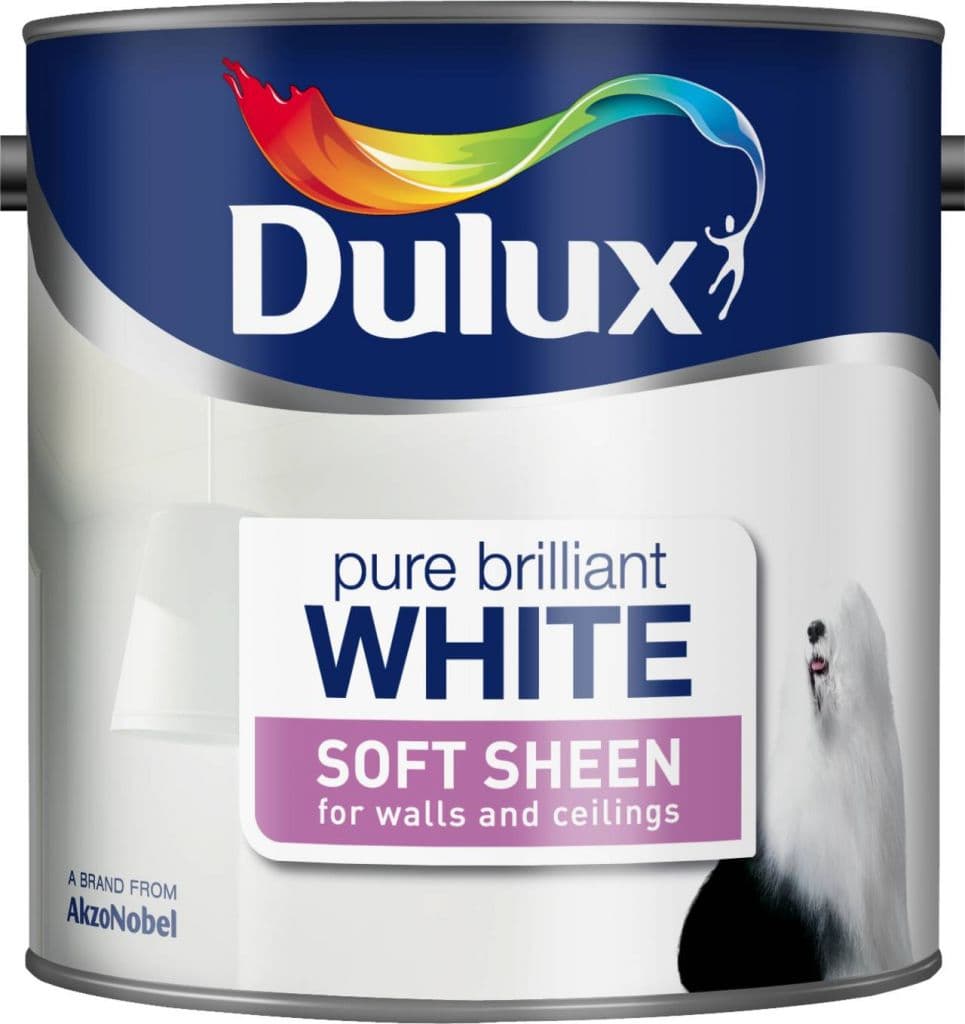Dulux Soft Sheen 2.5L - Pure Brilliant White