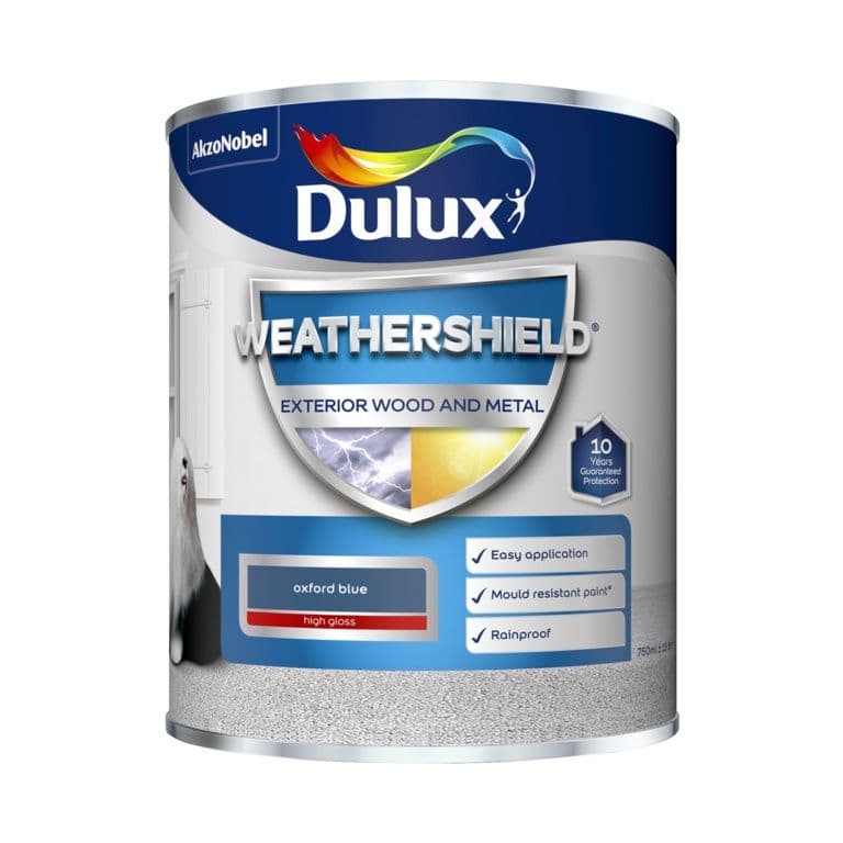 Dulux Weathershield Exterior Gloss 750ml - Oxford Blue