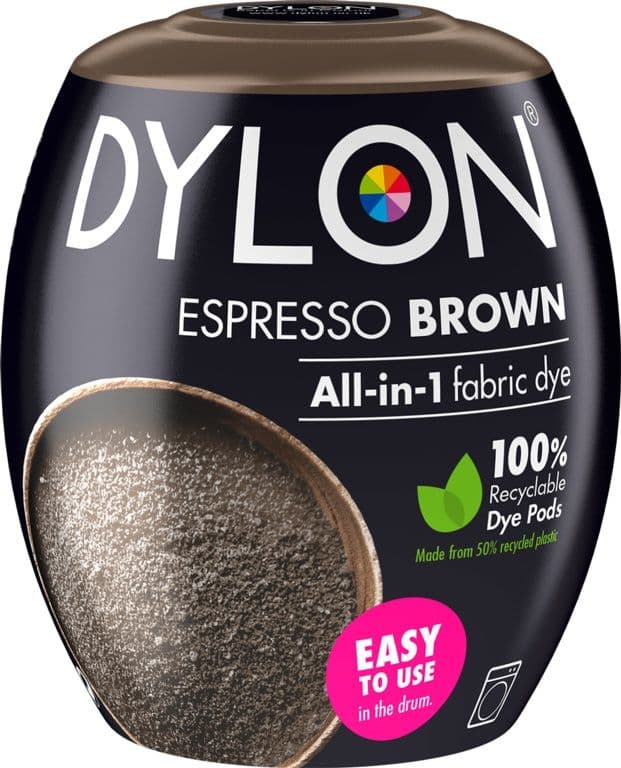 Dylon All in 1 Fabric Dye - Espresso Brown