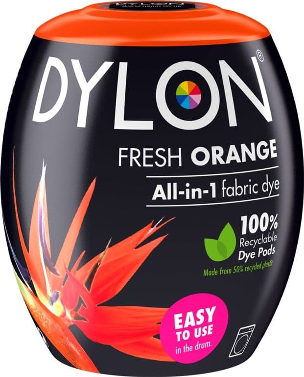 Dylon All in 1 Fabric Dye - Fresh Orange