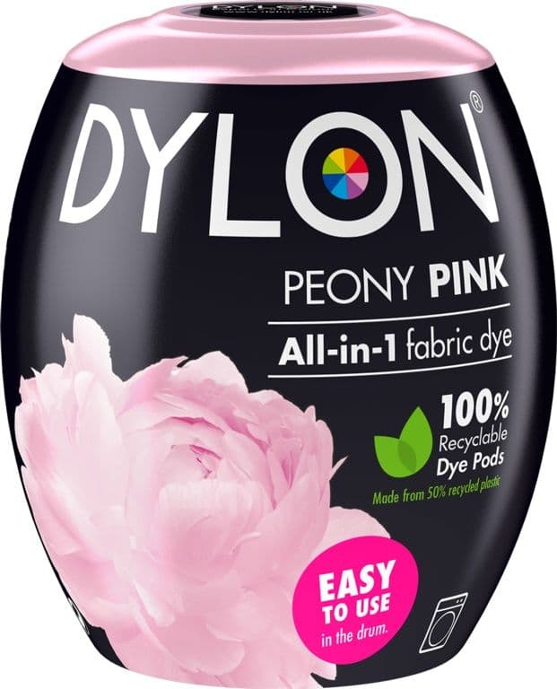 Dylon All in 1 Fabric Dye - Peony Pink
