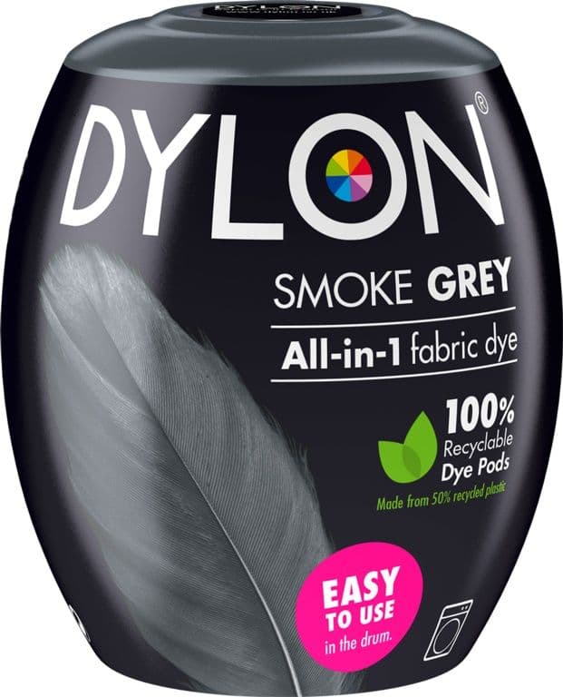 Dylon All in 1 Fabric Machine Dye Pod - Smoke Grey