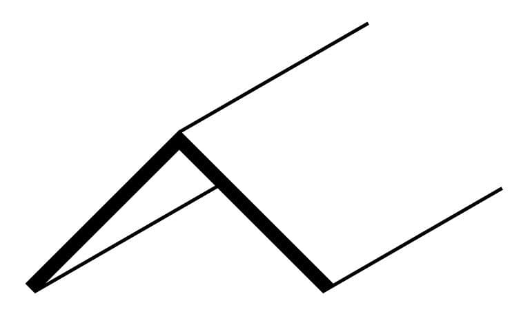 Easyfix Angle 8ft x 25mm - Black