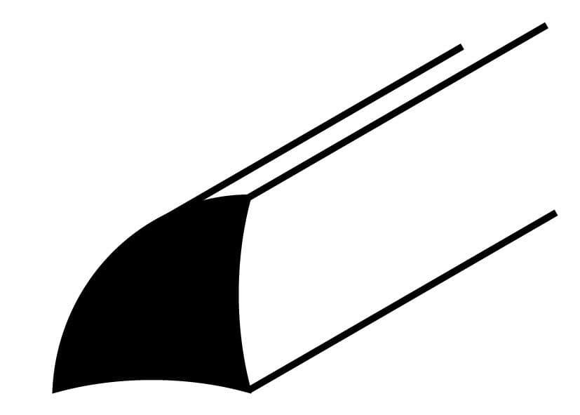 Easyfix Solid Quad 8ft x 9mm - White