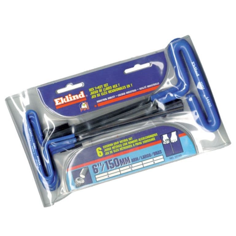 Eklind Metric Hex-T Key Set - 6 Cushion Grip