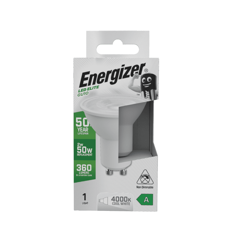 Energizer A Rated GU10 4000k - 1.9w