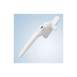 Era Charisma Cockspur Window Handle 21mm - White Left Hand