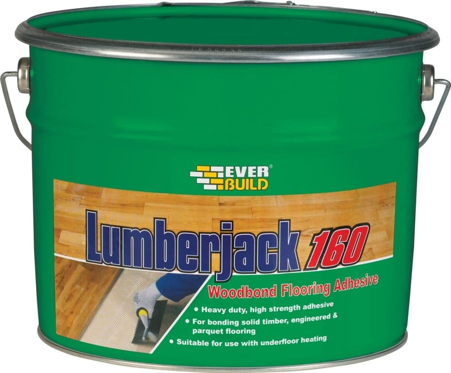 Everbuild Lumberjack 160 Woodbond - 10L Buff