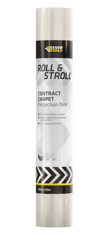 Everbuild Roll & Stroll Contract Carpet Protector Clear - 60cm x 50m