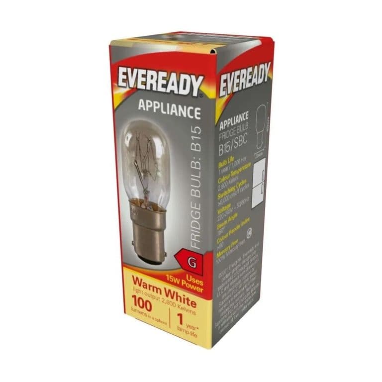 Eveready 15W SBC Fridge Lamp - Warm White