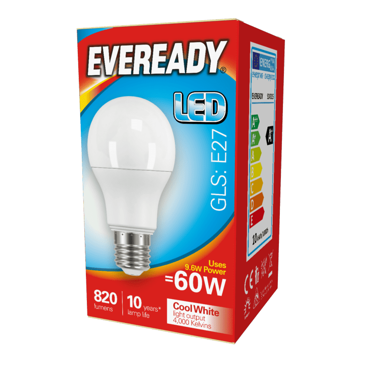 Eveready LED GLS - 60W 820lm E27
